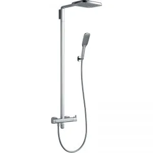 Flova Urban Shower Column with Thermostatic Mixer & Handset