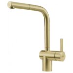 Franke Atlas Neo Kitchen Sink Mixer Tap with Pull-Out Nozzle Gold