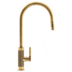 Franke Tessuto Side Lever Tap with Pull-Out Nozzle Brass