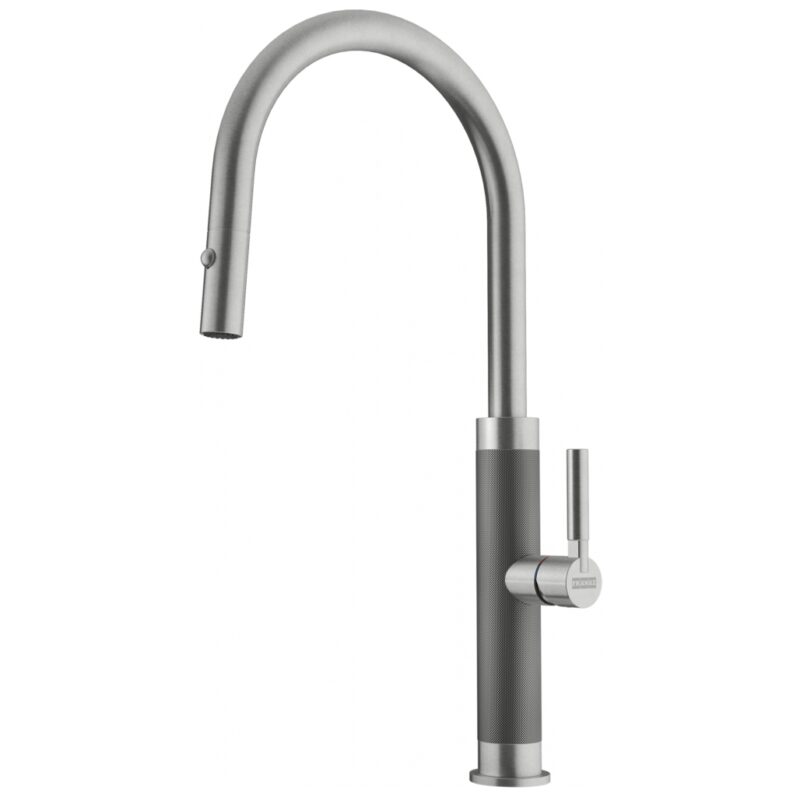 Franke Mythos J Masterpiece Stainless Steel Sink Tap with Pull Down Spray