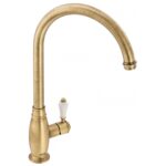 Franke Gloriana Classic Single Lever Sink Mixer Tap Brass