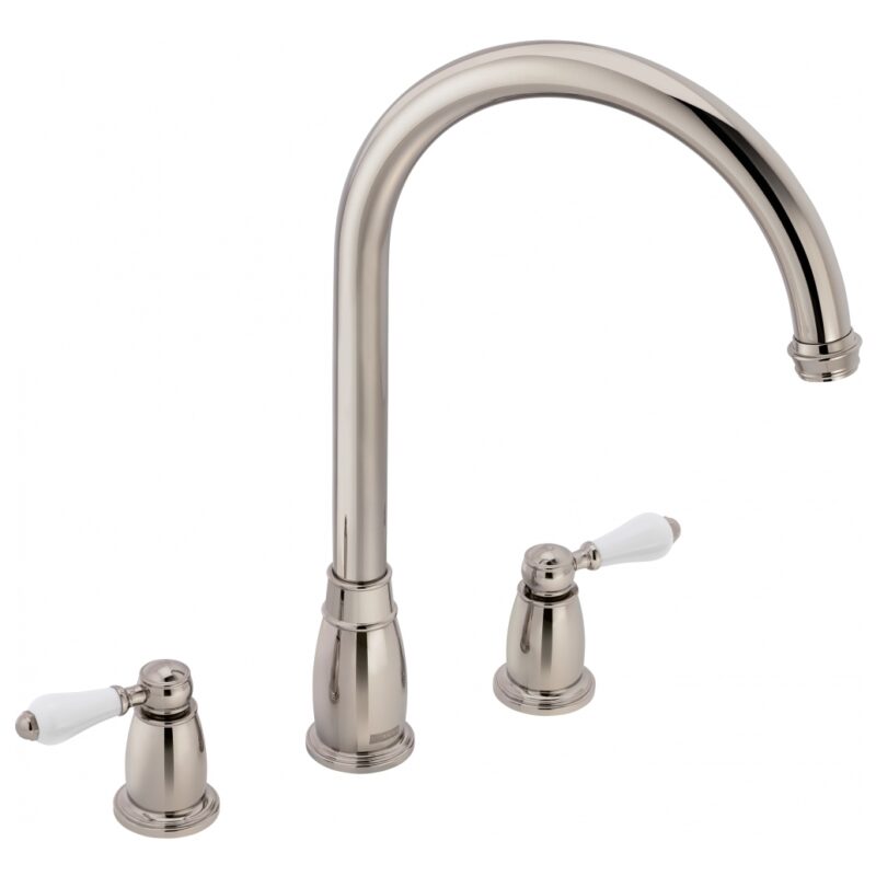 Franke Gloriana 3 Hole Sink Mixer Tap Polished Nickel