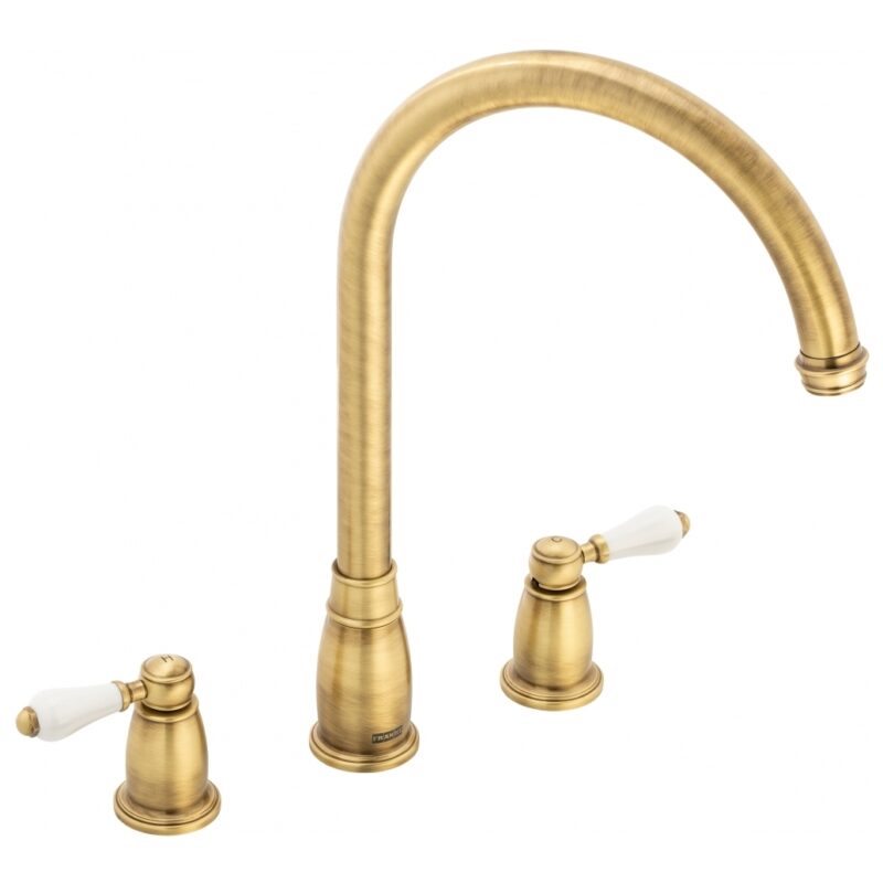 Franke Gloriana 3 Hole Sink Mixer Tap Brass