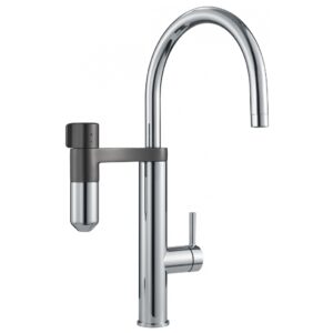 Franke Vital Capsule 3-in-1 J-Spout Filter Tap Chrome/Gunmetal