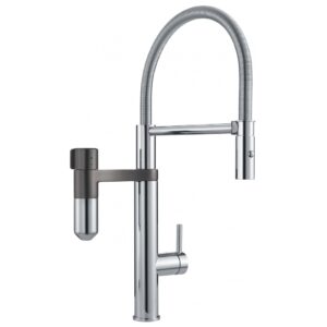 Franke Vital Capsule 3-in-1 Semi-Pro Filter Tap Chrome/Gunmetal