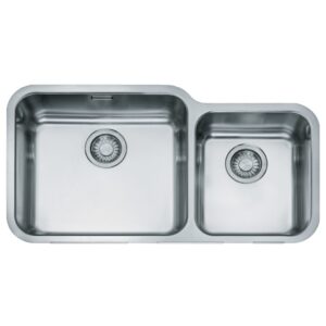 Franke Largo LAX 120 45-30 Undermount Steel Sink, Right Small Bowl