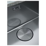 Franke Mythos MYX 160 34-16 Undermount Steel Sink, Left Small Bowl