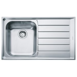 Franke Neptune NEX-211 Inset Stainless Steel Sink, Right Drainer