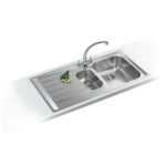 Franke Neptune NEX 251 Inset Stainless Steel Sink, Left Drainer