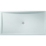 Aquaglass 1000x800mm White Slate Effect Shower Tray