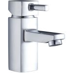 Aquaflow Cubix2 Mono Basin Mixer with Click Clack Waste