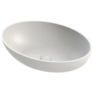 Aquanatural Galvano Oval Solid Surface Basin