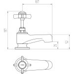 Aquaflow Victorian Bath Taps