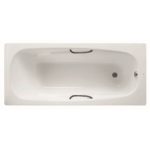 Aquabathe Steel 1600 x 700mm Gripped Antislip Bath