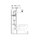 Geberit Delta Concealed Cistern 12cm