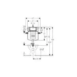 Geberit Sigma Concealed Cistern 12 cm UP320