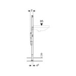 Geberit Duofix Frame for Basin & Tap 111.566.00.1