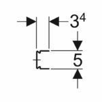 Geberit DuoFix Set of System Rails