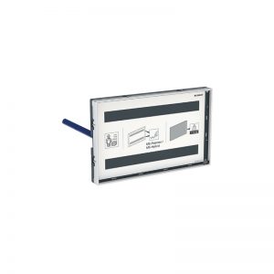 Geberit Omega Cover Plate Surface-Even, Customisation with Frame
