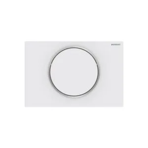 Geberit Sigma10 Single Stop-And-Go Flush Plate Matt White