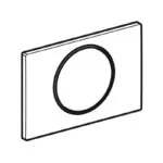 Geberit Sigma10 Single Stop-And-Go Flush Plate Matt White