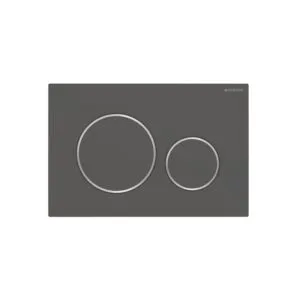 Geberit Sigma20 Dual Flush Plate Matt Black