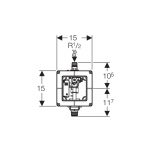 Geberit Universal Urinal Installation Set