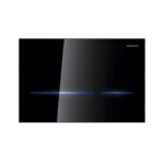 Geberit Sigma80 Touchless Sensor-Controlled Flush Plate Black Glass