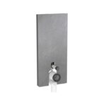 Geberit Monolith Plus for BTW WC 114cm Slate/Black Chrome