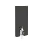 Geberit Monolith Plus for BTW WC 114cm Black Glass/Black Chrome