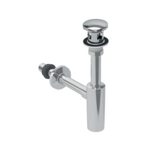 Geberit Push Basin Waste & Bottle Trap Chrome