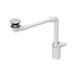 Geberit 20mm Connection Height Space-Saving Basin Waste with Free Outlet