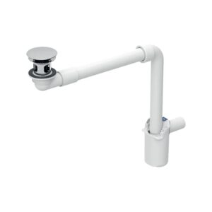 Geberit 40mm Connection Height Space-Saving Basin Waste with Free Outlet