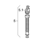 Geberit Overflow Pipe 166mm