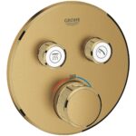 Grohe Grohtherm Smartcontrol 2 Way Thermostat Trim 29119 Brushed Sunrise