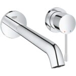 Grohe Essence 2-Hole Wall Basin Mixer L-Size 29193