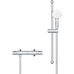 Grohe Grohtherm 500 Low Pressure Bar Shower Mixer with Kit