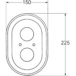 Grohe Escutcheon (Oval) 47188000