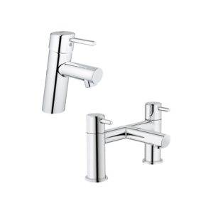 Grohe Concetto Basin Mixer & Bath Filler Pack