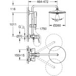 Grohe Euphoria Concetto Single Lever Shower System 23061