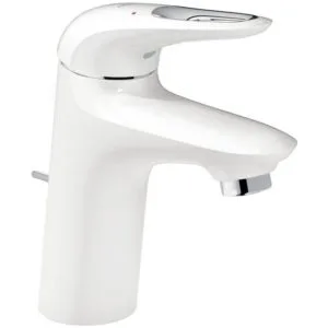 Grohe Eurostyle Basin Mixer with Waste 1/2" S-Size 23374 White