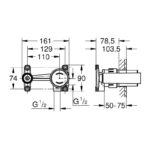 Grohe Single-Lever Mixer Concealed Body 23429