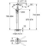 Grohe Essence Single-Lever Bath/Shower Mixer 1/2" 23491 Chrome