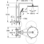 Grohe Euphoria 310 Shower System 26075 Brushed Nickel