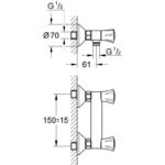 Grohe Costa L Shower Mixer 26330