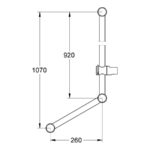 Grohe Relexa Shower Rail 900mm 28587