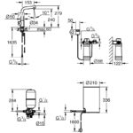 Grohe Red Mono Pillar Tap & M Size Boiler 30329 Chrome