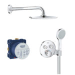 Grohe Grohtherm SmartControl Mixer Bundle Round 34743