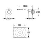 Grohe Air Button 100mm 37059