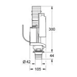 Grohe Dual Flush Valve Set 38736